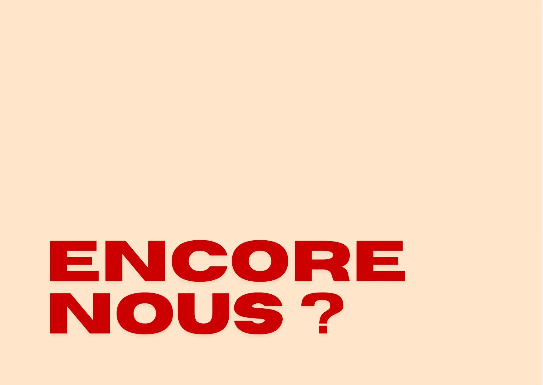 Carte postale 'Encore nous' – message de couple envoyé dans le futur