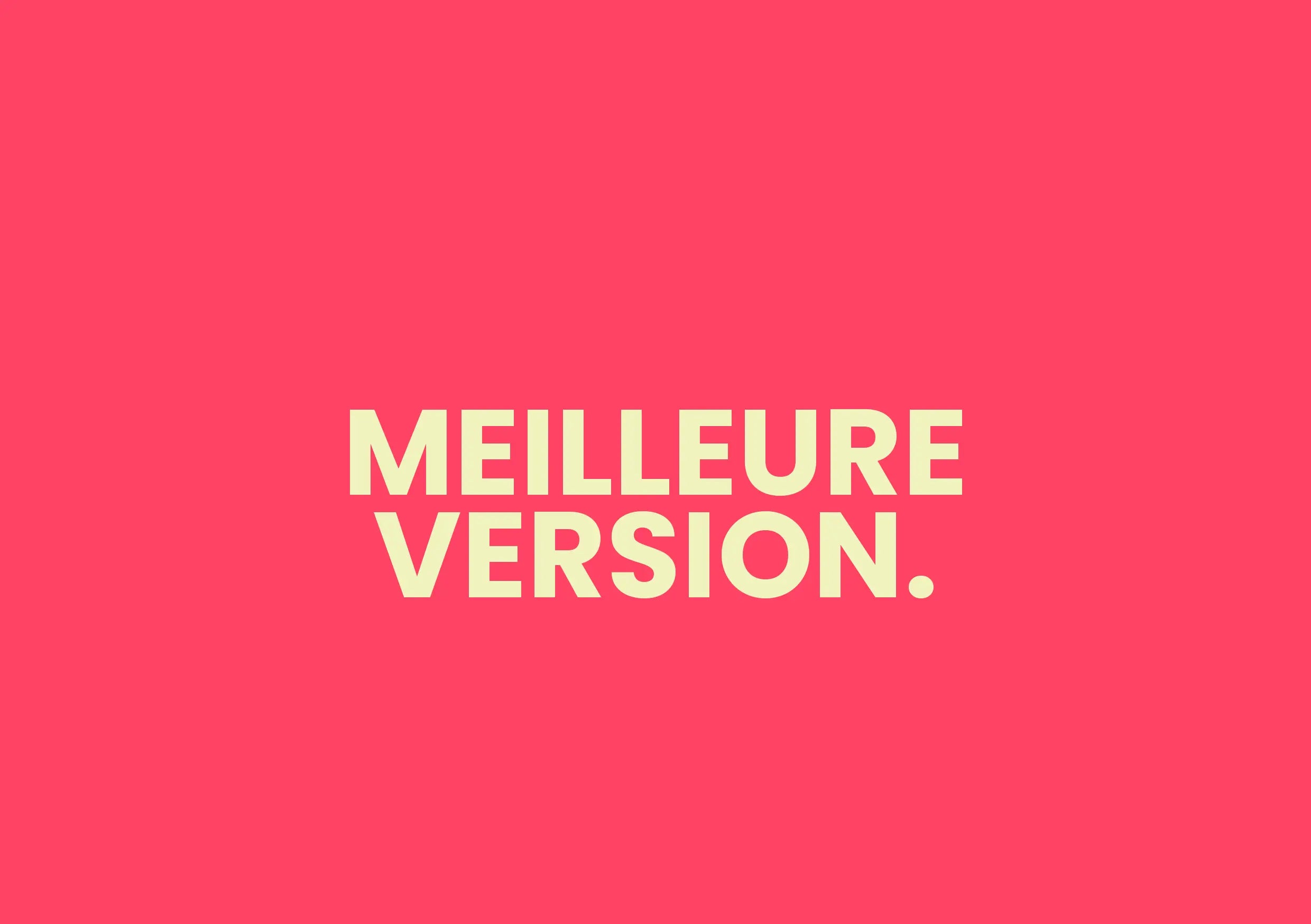 Carte postale 'La version de toi' – message d'encouragement différé